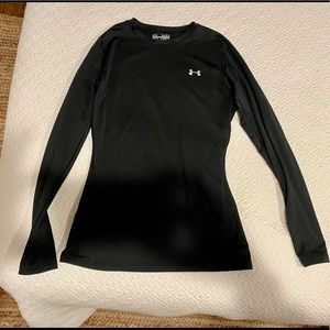 Under Armour Coldgear Black Fitted Long Sleeve Top